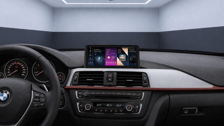 Android-Navigation V2 (Black-Frame & CarPlay) Touch für BMW 3er F30 F31 F34