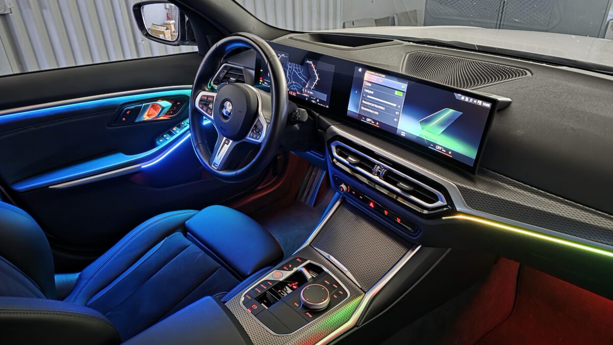 Ambientebeleuchtung für BMW 3er G20 G21 (iDrive-Steuerung) inkl. Einbau – Bild 9