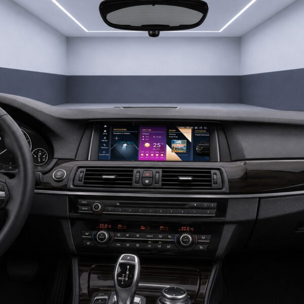 Android-Navigation V2 (Black-Frame & CarPlay) Touch für BMW 5er F10 F11