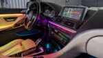 Ambientebeleuchtung für BMW 6er F06 F12 F13 (iDrive-Steuerung) inkl. Einbau – Bild 2