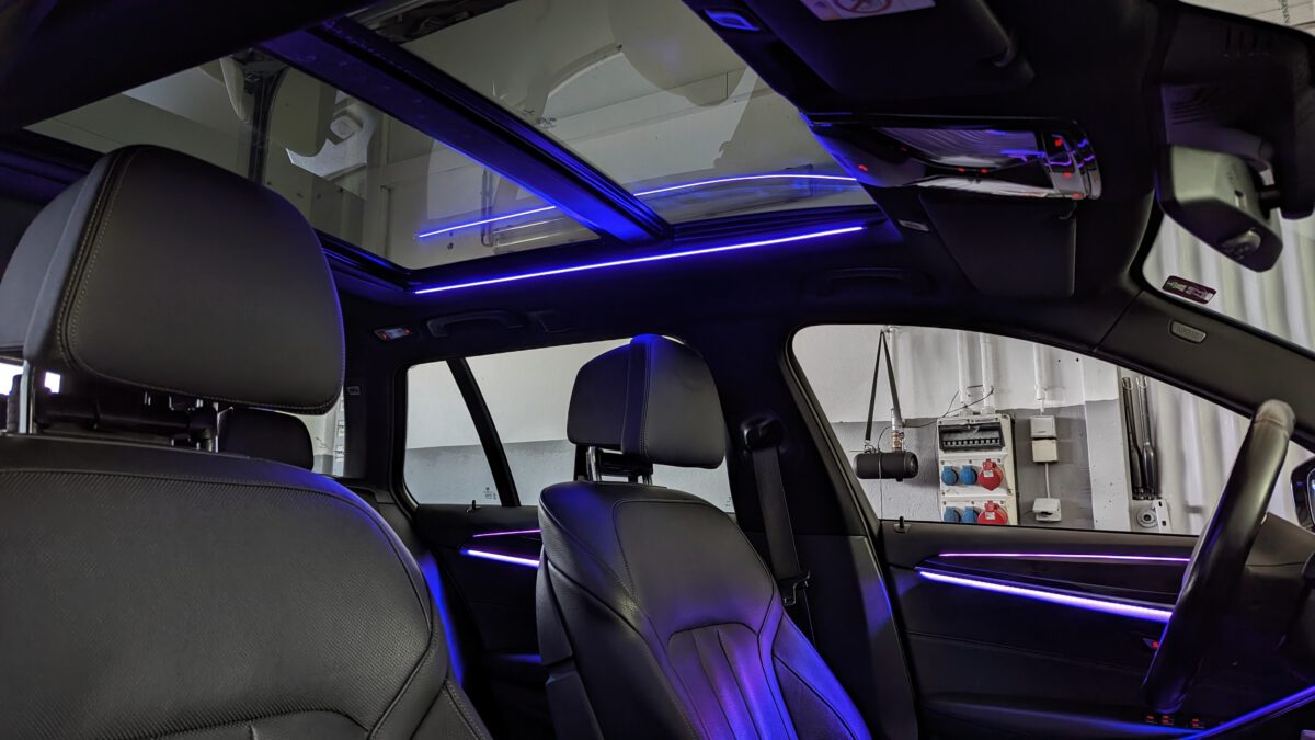 Ambientebeleuchtung für BMW 5er G30 G31 inkl. Einbau (Nachrüstung) – Bild 8