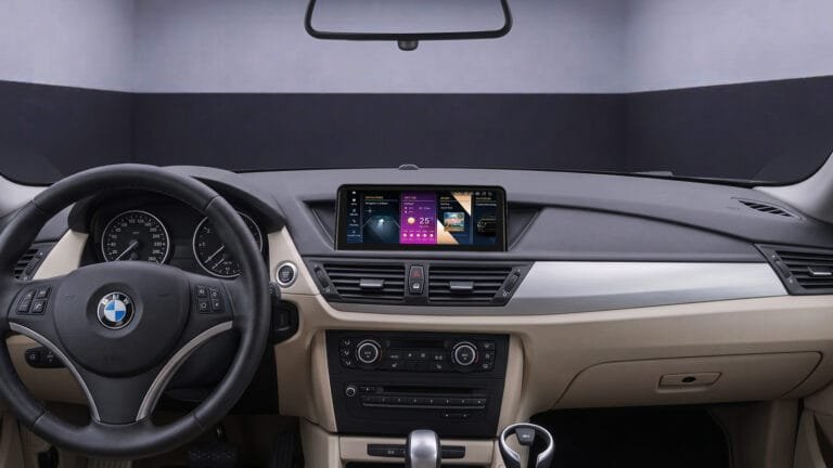 Android-Navigation V2 (Black-Frame & CarPlay) Touch für BMW X1 E84