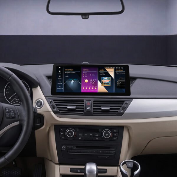Android-Navigation V2 (Black-Frame & CarPlay) Touch für BMW X1 E84 – Ansicht 2