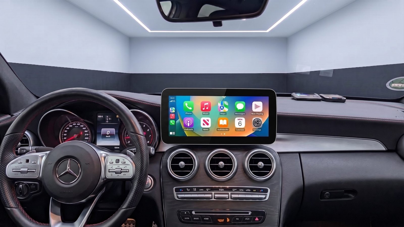 Apple-CarPlay & Android-Auto für Mercedes C-Klasse W205 (Nachrüstung)