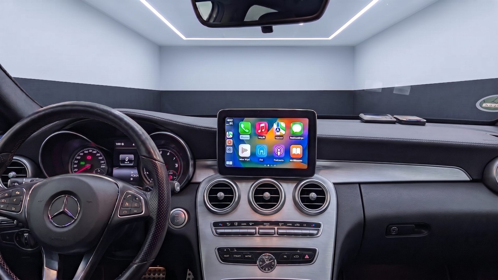 Apple-CarPlay & Android-Auto für Mercedes C-Klasse W205 (Nachrüstung) – Ansicht 5