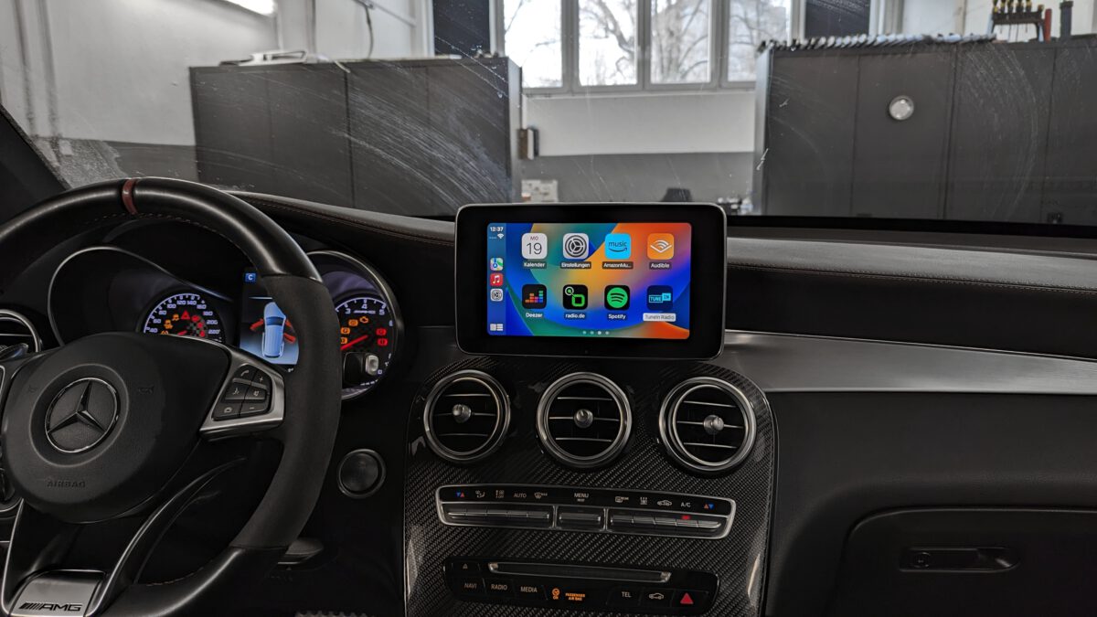 mercedes_c_klasse_w205_glc_apple_carplay_android_auto_nachrüsten_comand_ntg5_2 Apple-CarPlay & Android-Auto für Mercedes GLC X253 (Nachrüstung) – Bild 2