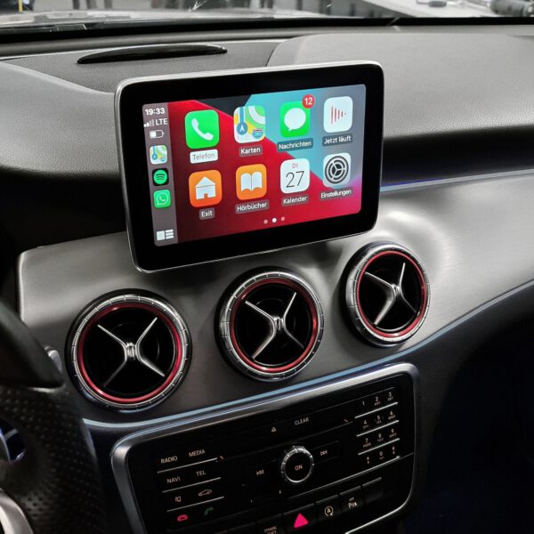 Apple-CarPlay und Android-Auto im Mercedes CLA C117 nachrüsten mit Einbau