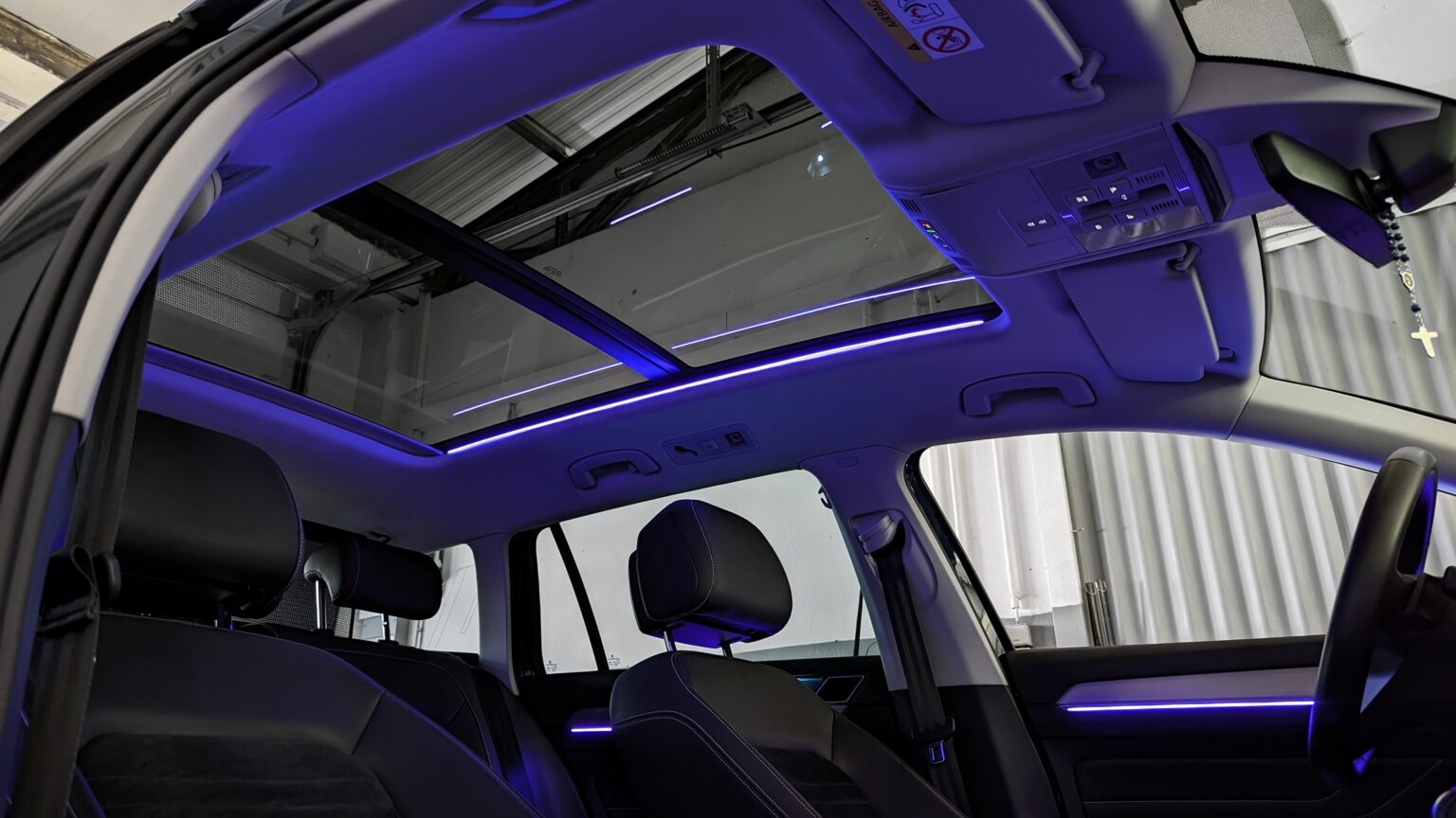 Wilcractk Auto LED Innenbeleuchtung - USB Touch Sensor Mit 7 Farben