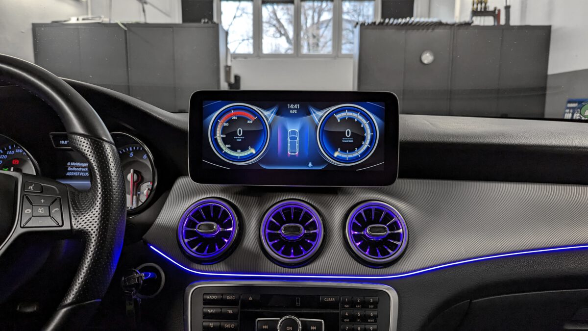 Android-Navigation (+ Apple-CarPlay) Touch für Mercedes GLA X156 (inkl. Einbau) – Bild 5