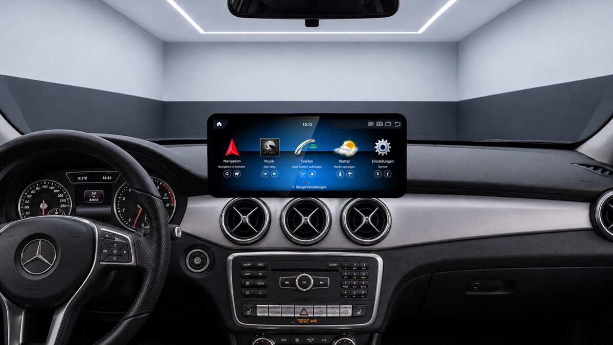 Android-Navigation (+ Apple-CarPlay) Touch für Mercedes GLA X156 (inkl. Einbau) – Ansicht 2