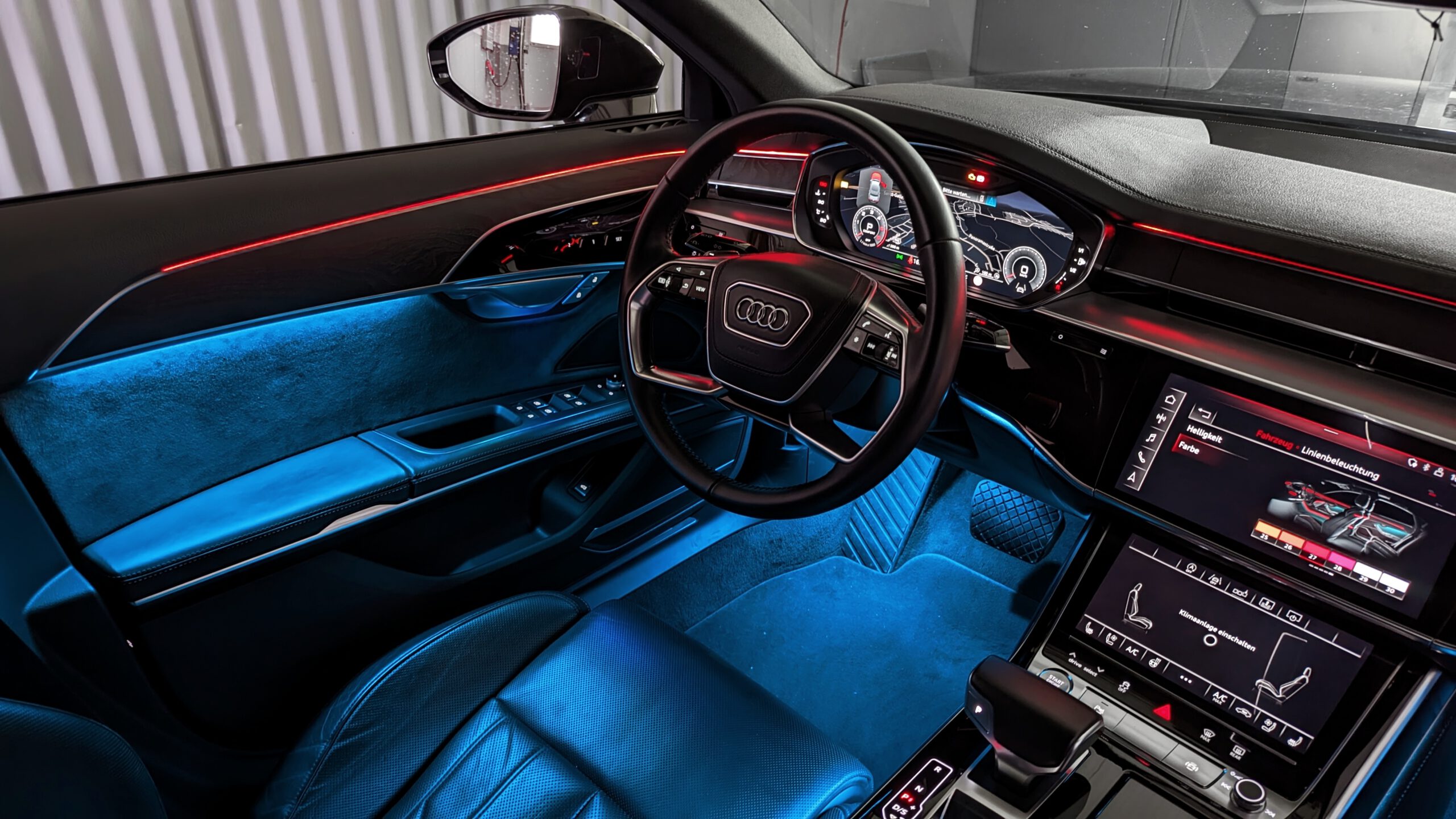 Ambientebeleuchtung für Audi A8 S8 D5/4N inkl. Einbau - CarHex