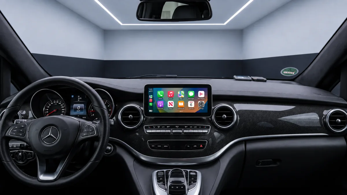 Apple-CarPlay & Android-Auto für Mercedes V-Klasse W447 (Nachrüstung) – Ansicht 2