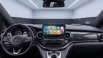 Apple CarPlay auf dem Display in der Mercedes V-Klasse W447 Cockpitansicht