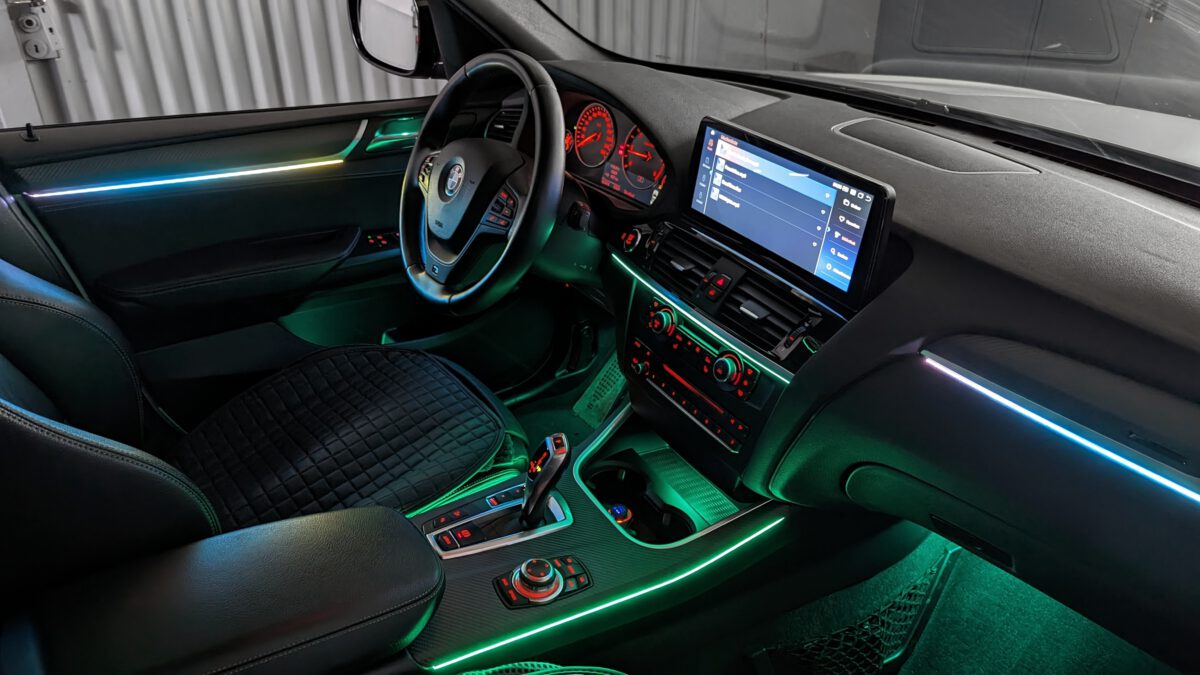 BMW X3 X4 F25 F26 Ambientebeleuchtung nachrüsten