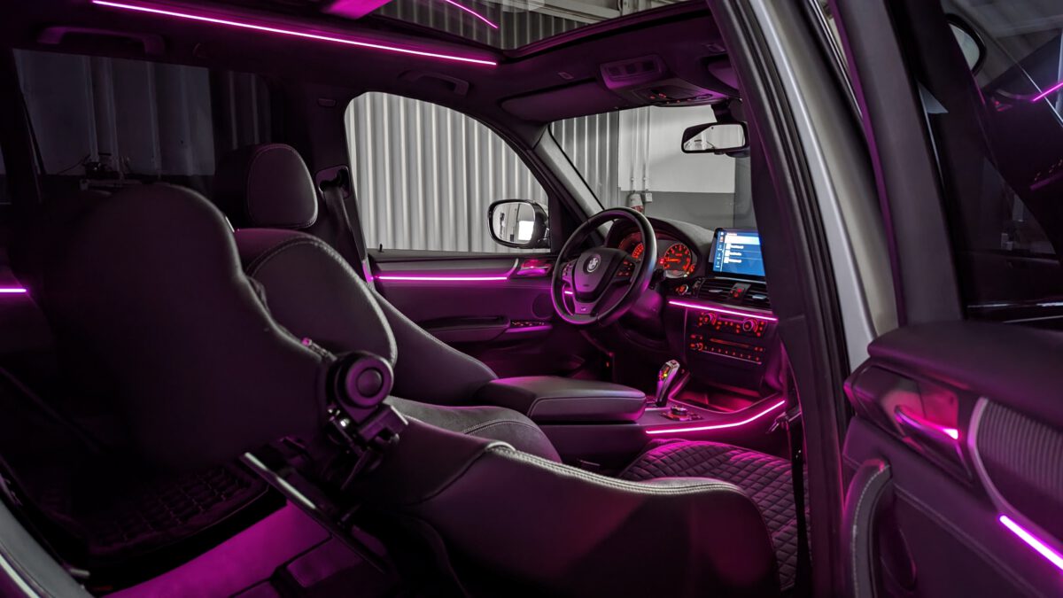 BMW X3 X4 F25 F26 Ambientebeleuchtung nachrüsten