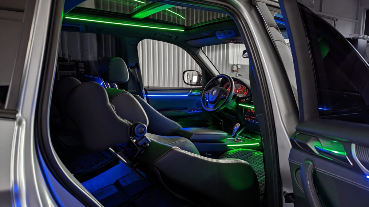 BMW X3 X4 F25 F26 Ambientebeleuchtung nachrüsten