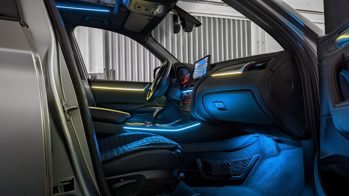 BMW X3 X4 F25 F26 Ambientebeleuchtung nachrüsten