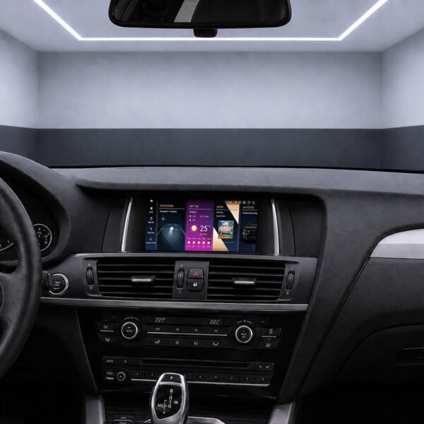 Android-Navigation V2 (Black-Frame & CarPlay) Touch für BMW X3 F25 – Ansicht 2