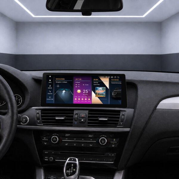 Android-Navigation V2 (Black-Frame & CarPlay) Touch für BMW X3 F25