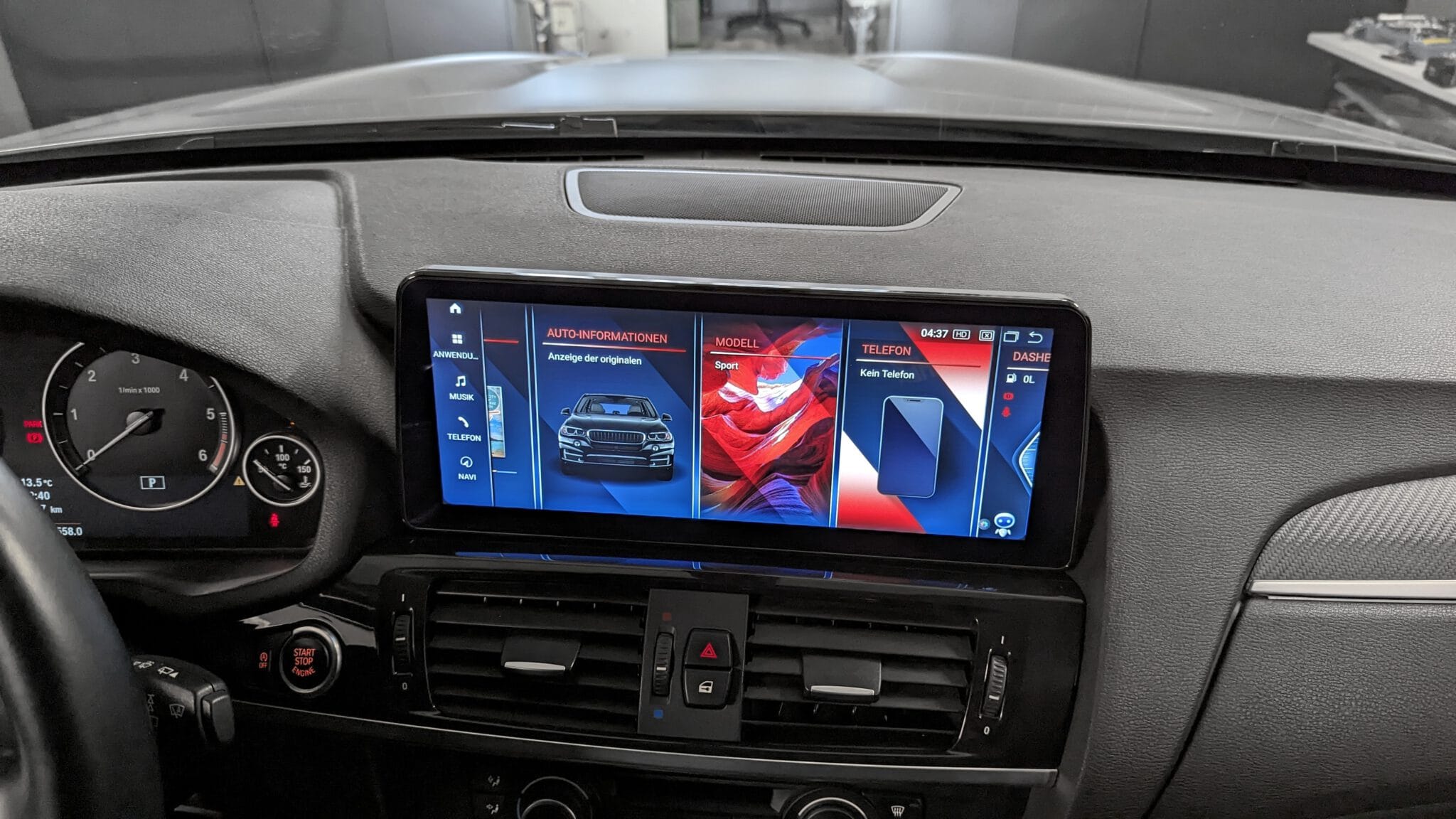 Android-Navigation V2 (+CarPlay & ID8) für BMW X3 F25 - CarHex