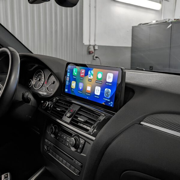 Android-Auto und Apple-CarPlay mit ID8 Design im BMW X3 F25 X4 F26