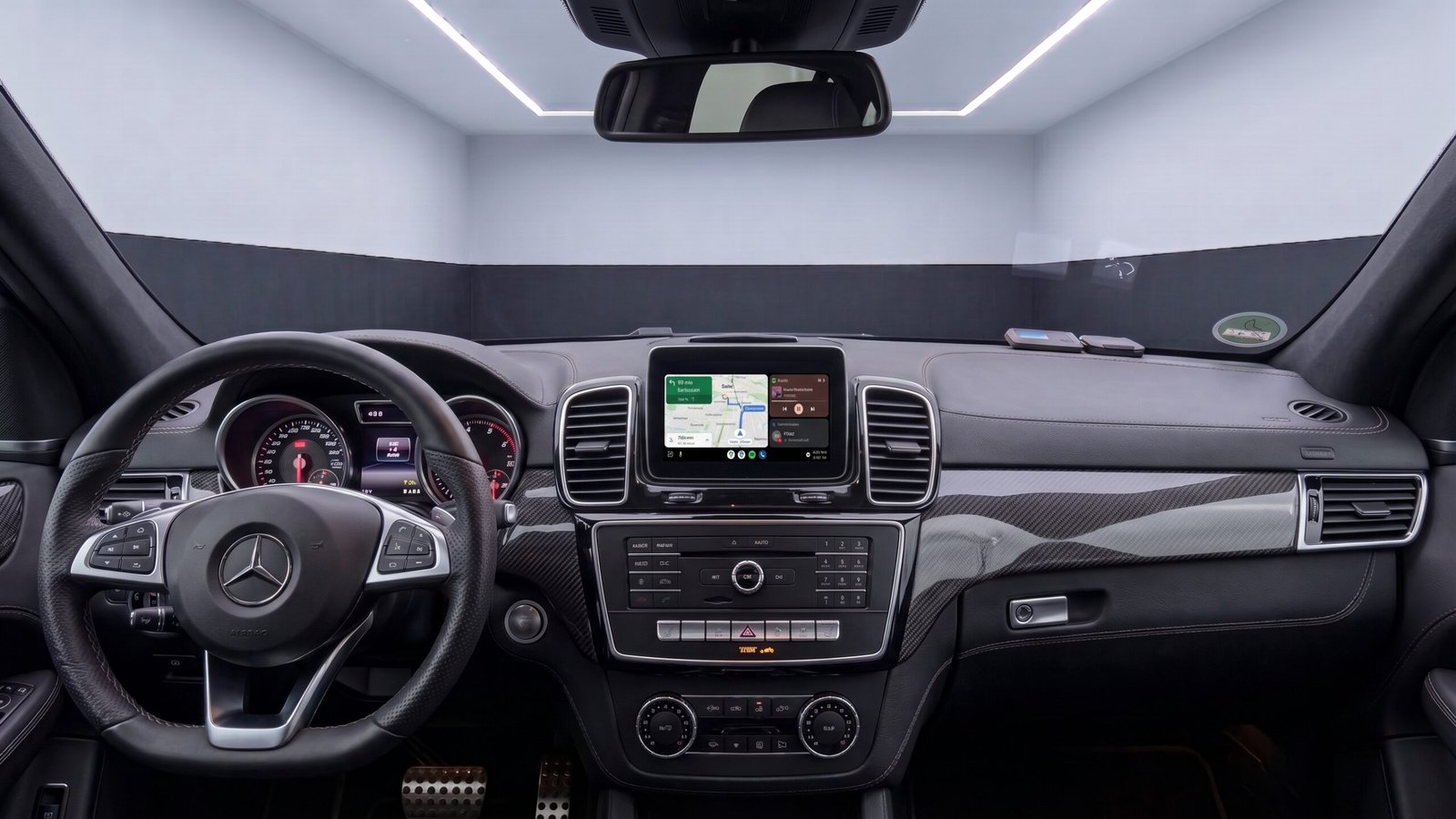 Apple-CarPlay & Android-Auto für Mercedes GLE W166 C292 (Nachrüstung) – Ansicht 2