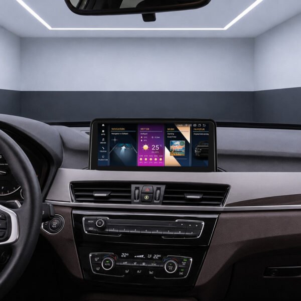 Android-Navigation V2 (Black-Frame & CarPlay) Touch für BMW X1 F48