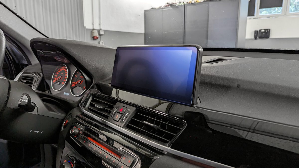 Android-Navigation V2 (Black-Frame & CarPlay) Touch für BMW X1 F48 – Bild 4