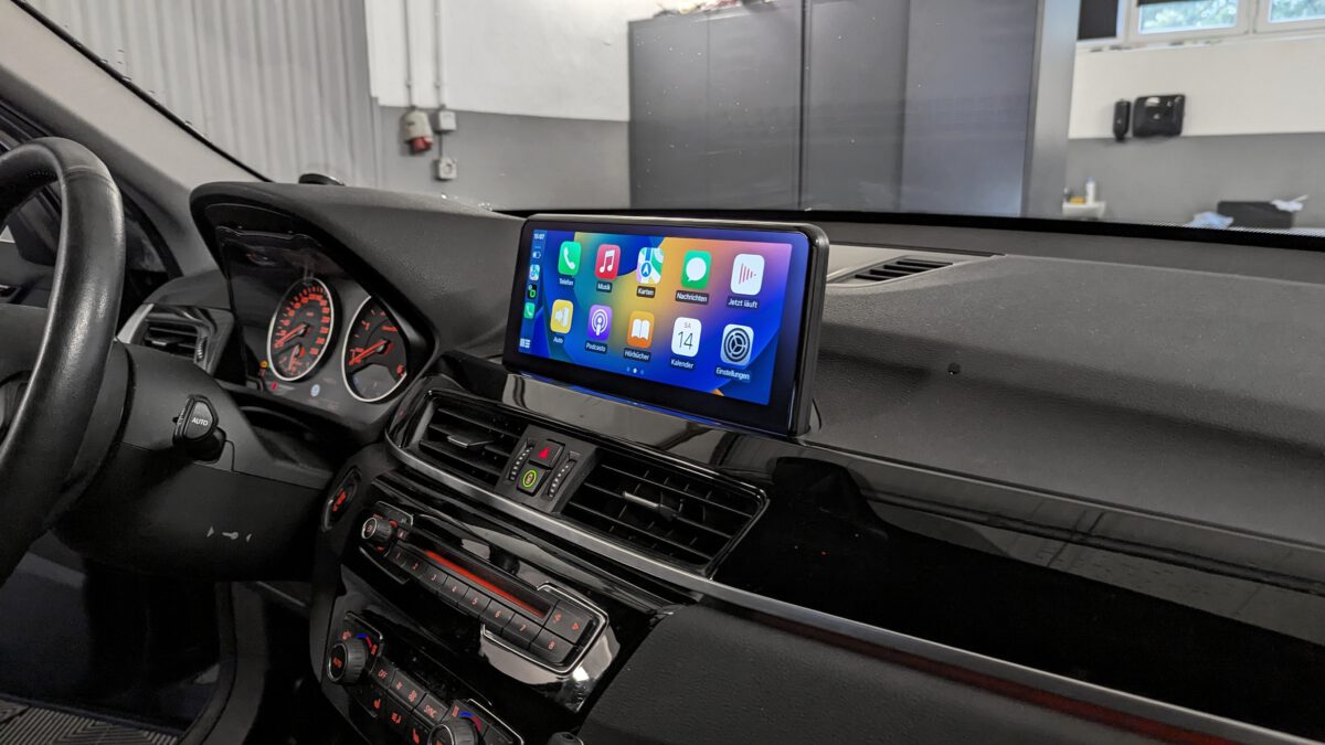 Android-Navigation V2 (Black-Frame & CarPlay) Touch für BMW X1 F48 – Bild 8