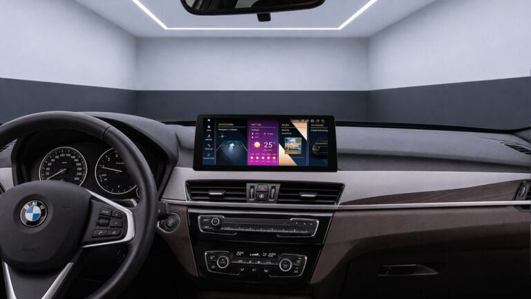 Android-Navigation V2 (Black-Frame & CarPlay) Touch für BMW X2 F39