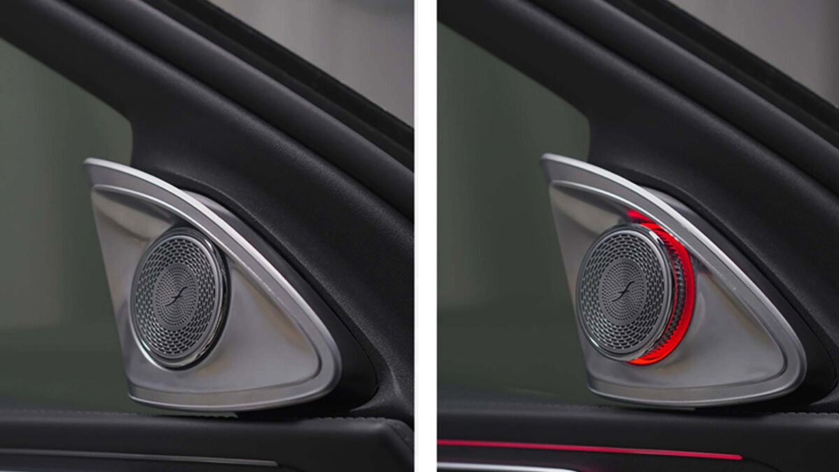 Luftdüsen-Beleuchtung für Mercedes C-Klasse W206 inkl. Einbau (Nachrüstung) – Bild 4