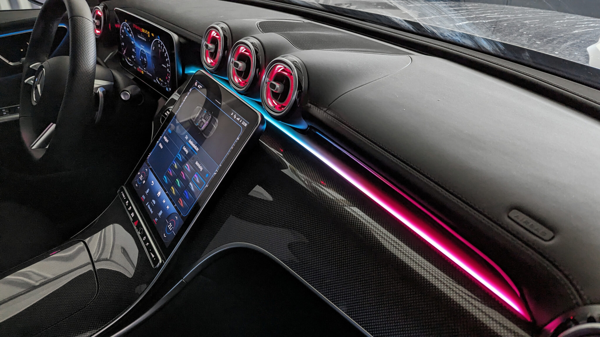 BSTW Auto Sonnenschutz Für Mercedes GLC X254 & X253 - Faltbarer Windschutzscheiben-Schutz Mit UV-Schutz