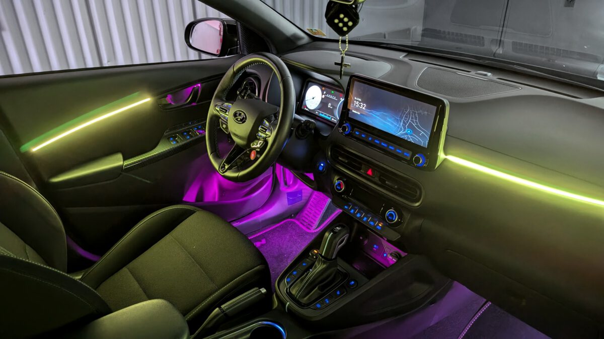 Ambientebeleuchtung für Hyundai KONA inkl. Einbau (Nachrüstung) – Bild 2
