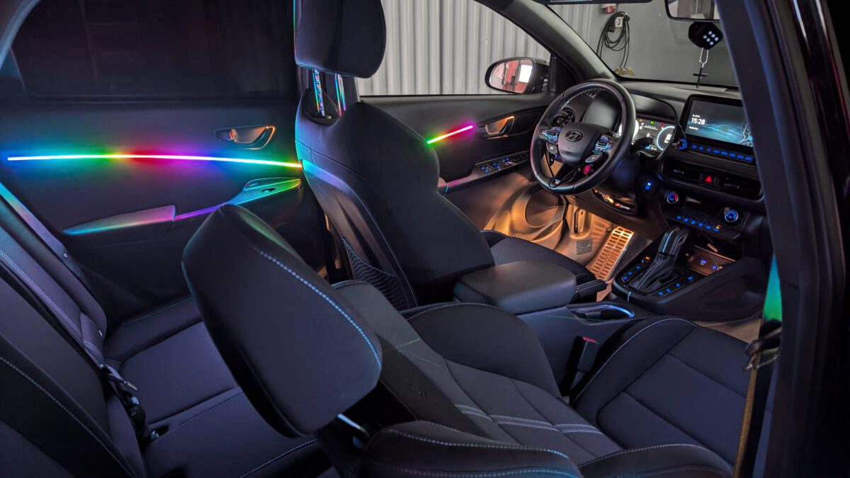 Ambientebeleuchtung für Hyundai KONA inkl. Einbau (Nachrüstung) – Bild 3