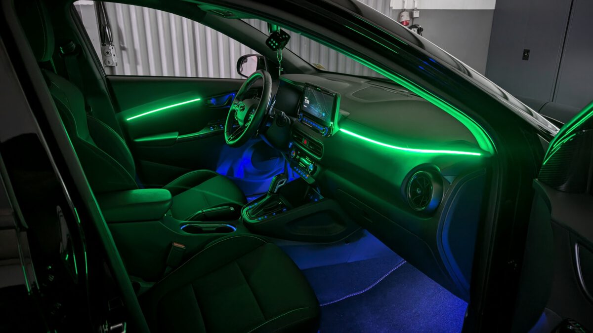 Ambientebeleuchtung für Hyundai KONA inkl. Einbau (Nachrüstung) – Bild 4