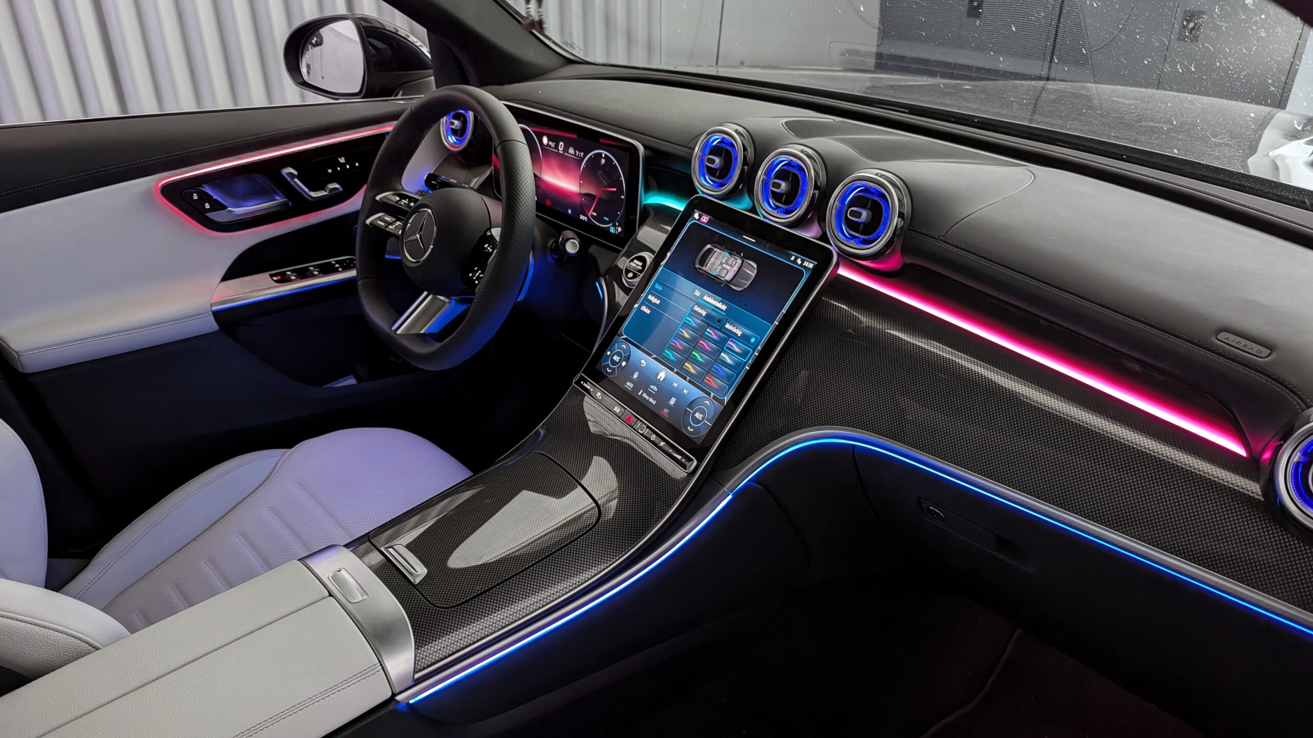 Gitter Nebelscheinwerferleisten Für Mercedes GLC X254 (2023-2024) – 4-teilig, ABS, Chrom/schwarz Erhältlich