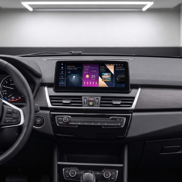 Android-Navigation V2 (Black-Frame & CarPlay) Touch für BMW 2er GT F45 F46 – Ansicht 4