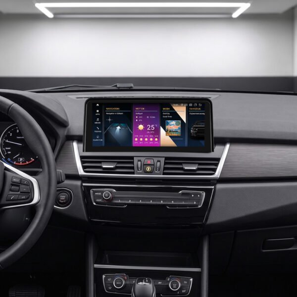 Android-Navigation V2 (Black-Frame & CarPlay) Touch für BMW 2er GT F45 F46 – Ansicht 2
