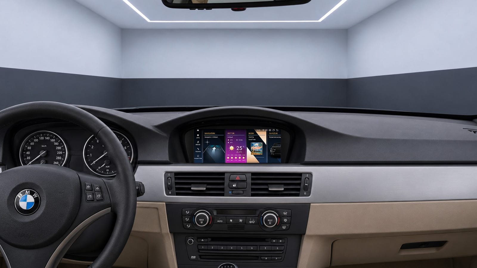 Android-Navigation V2 (+CarPlay) Touch für BMW 3er E90 E91 E92 E93