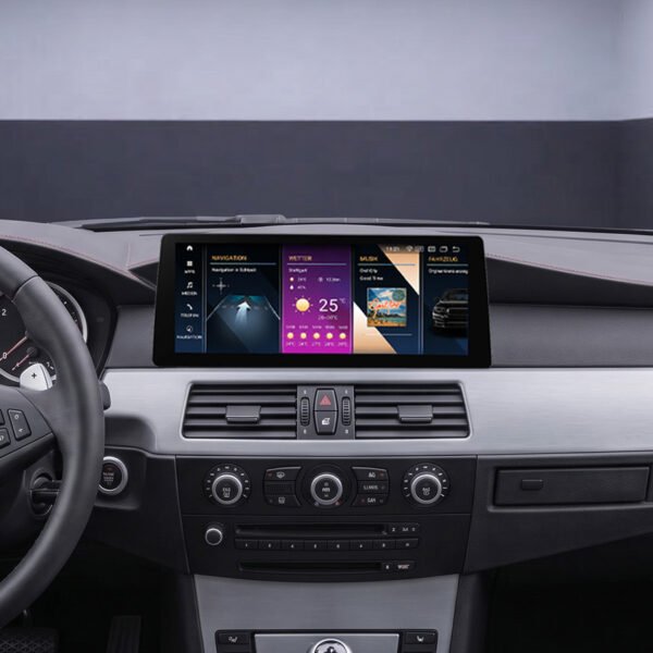 Android-Navigation V2 (+CarPlay) Touch für BMW 5er E60 E61 – Ansicht 2