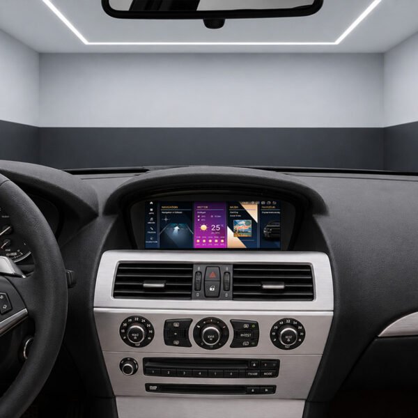 Android-Navigation V2 (+CarPlay) Touch für BMW 6er E63 E64