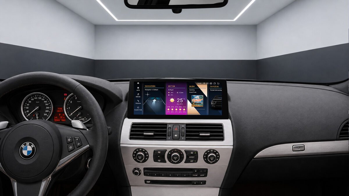 Android-Navigation V2 (+CarPlay) Touch für BMW 6er E63 E64 – Ansicht 2