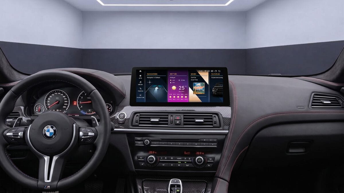 Android-Navigation V2 (+CarPlay) 10.25/12.3″ Touch für BMW 6er F06 F12 F13 – Ansicht 2
