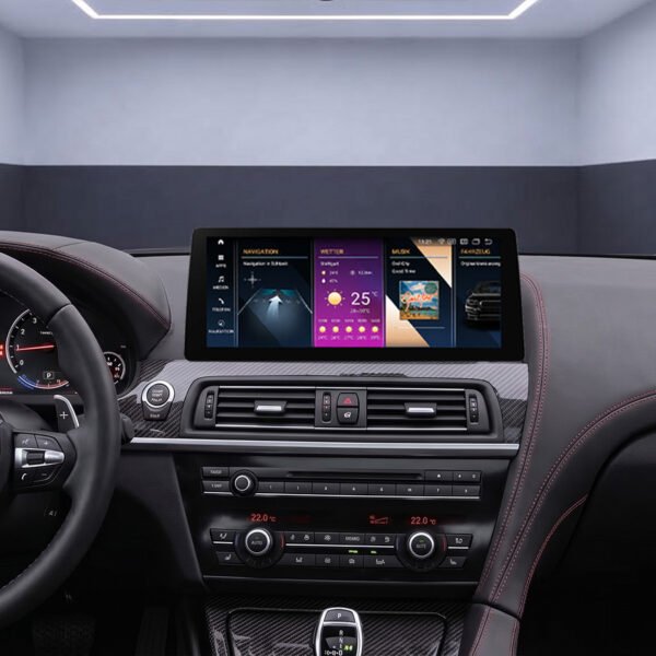 Android-Navigation V2 (+CarPlay) 10.25/12.3″ Touch für BMW 6er F06 F12 F13 – Ansicht 2