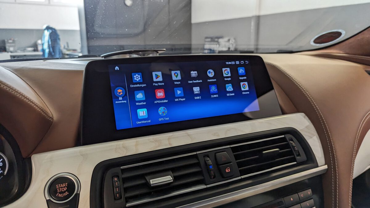 Android-Navigation V2 (+CarPlay) 10.25/12.3" Touch für BMW 6er F06 F12 F13 – Bild 4