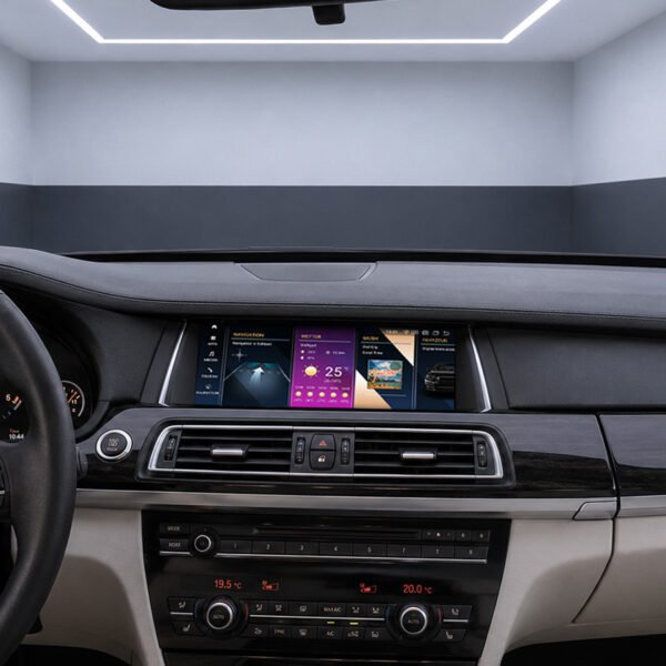 Android-Navigation V2 (Black-Frame & CarPlay) Touch für BMW 7er F01 F02