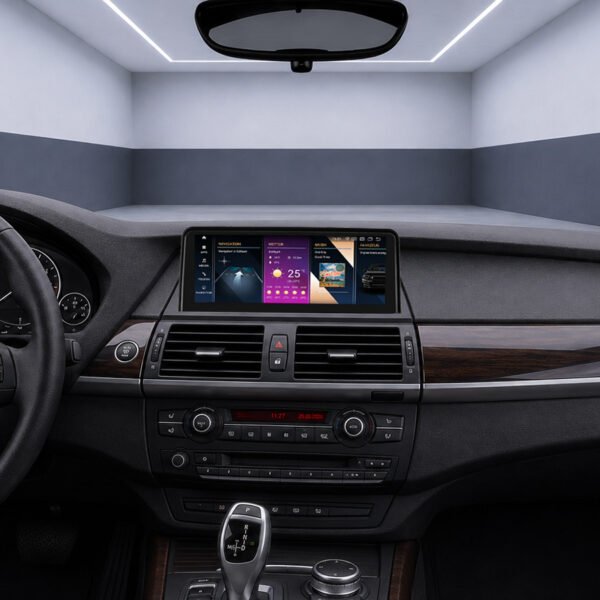 Android-Navigation V2 (Black-Frame & CarPlay) Touch für BMW X5 E70