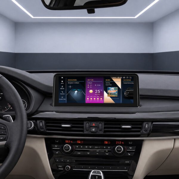 Android-Navigation V2 (Black-Frame & CarPlay) Touch für BMW X5 F15 – Ansicht 2