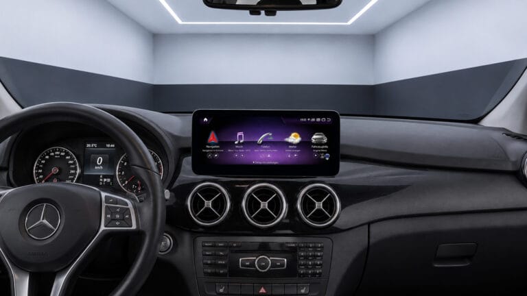 Android-Navigation (+ Apple-CarPlay) Touch für Mercedes B-Klasse W246 (inkl. Einbau)