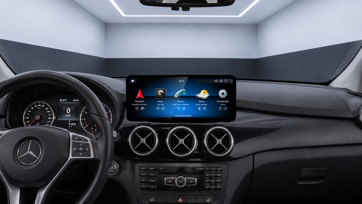 Android-Navigation (+ Apple-CarPlay) Touch für Mercedes B-Klasse W246 (inkl. Einbau) – Ansicht 2